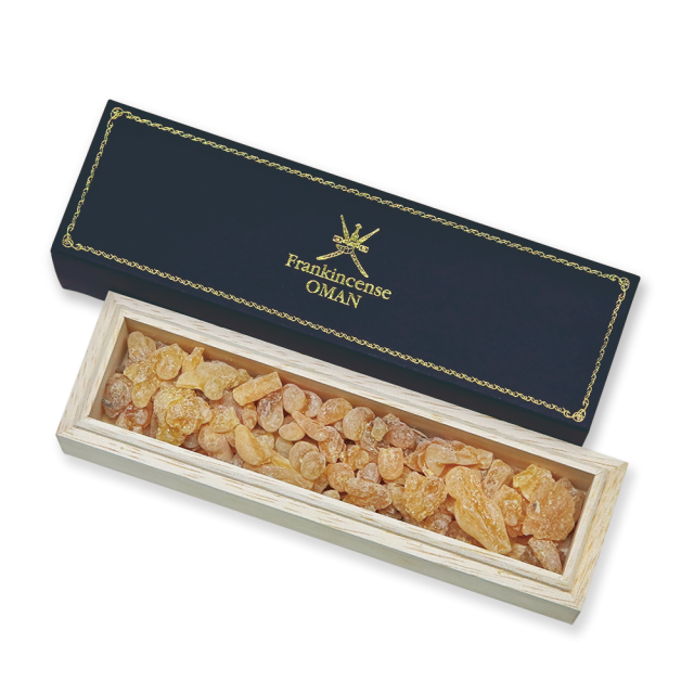 Tennendo Frankincense Oman Granules 30g with Wooden Box (10106, 10105)