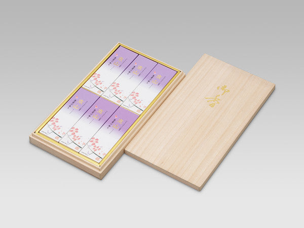 Seikado Kyoyama Incense Sumi Ink Fragrance 30g x 6 with Paulownia Box (00509)