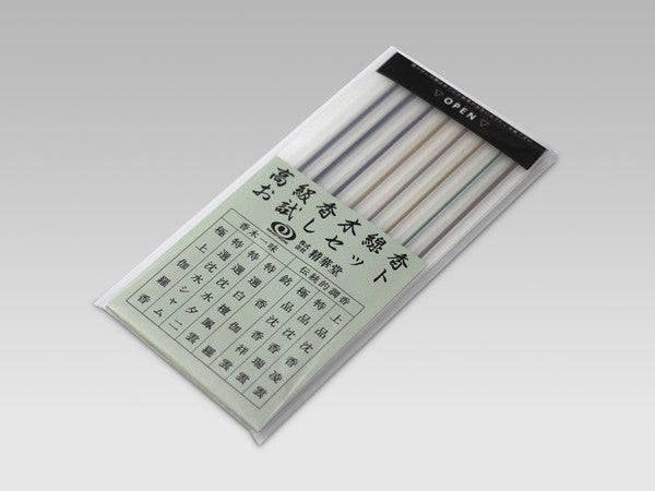Seikado Premium Incense Trial Set 8 types 1 stick each (00723)