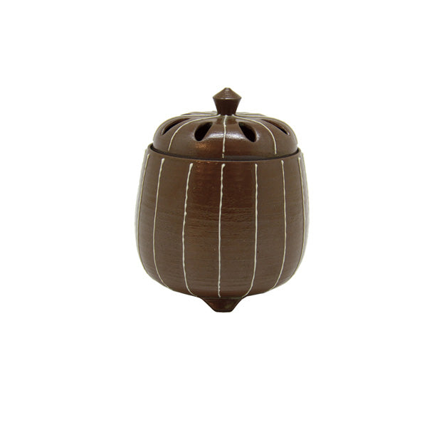 Yamadamatsu Kyoyaki Incense Burner: Yakishime, Paper Box (01833)