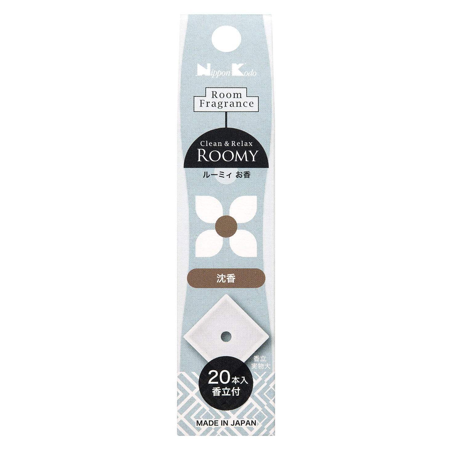 Nippon Kodo Roomy Clean & Relax Agarwood 20 Sticks (37181)