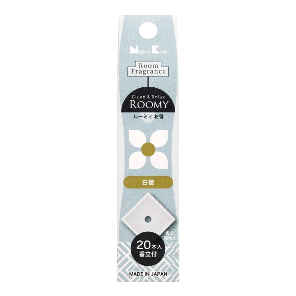 Nippon Kodo Roomy Clean & Relax Sandalwood 20 sticks (37182)