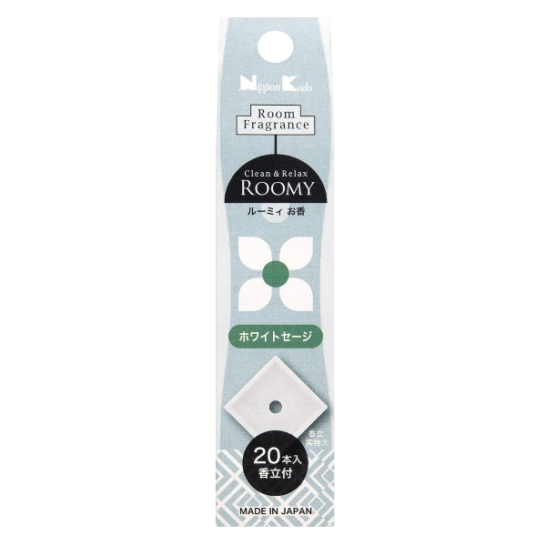 Nippon Kodo Roomy Clean & Relax White Sage 20 sticks (37184)