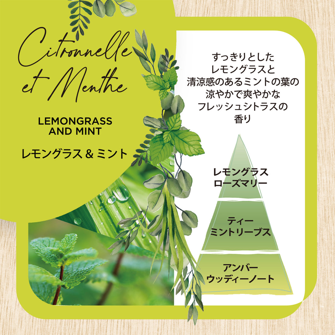 Nippon Kodo Interior Garden Nature Lemongrass & Mint 40 sticks (98686)