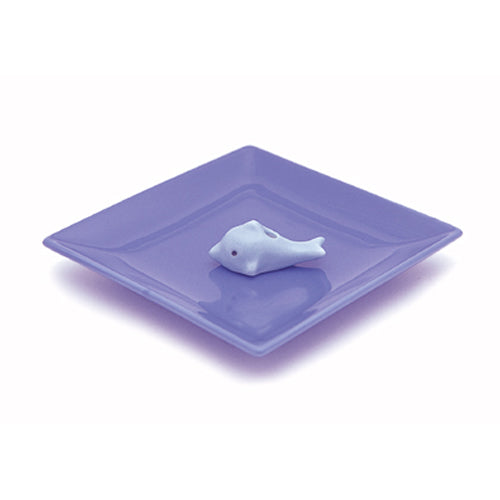 Nippon Kodo Ceramic Incense Plate & Dolphin Holder (97537)