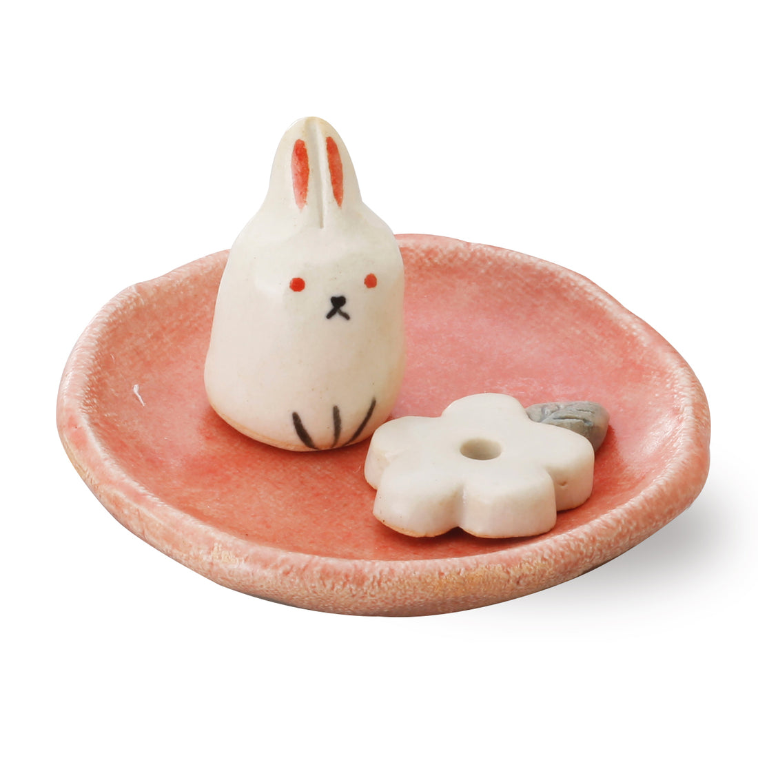 Nippon Kodo Kohana Usagi Incense Plate & Holder Set (79829)