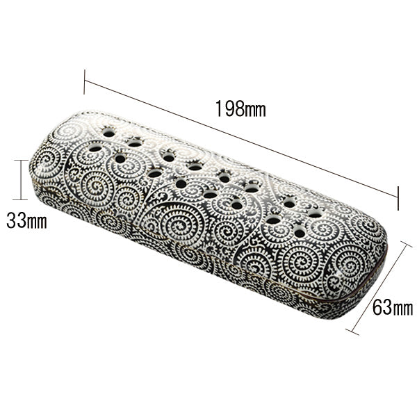 Nippon Kodo Lying Incense Holder Tako Karakusa (Large) (92036)