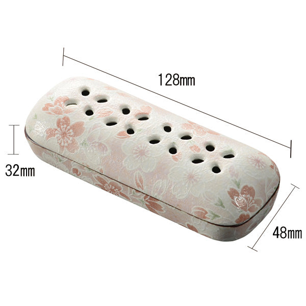 Nippon Kodo Lying Incense Holder Miyabi Sakura (Small) (92039)