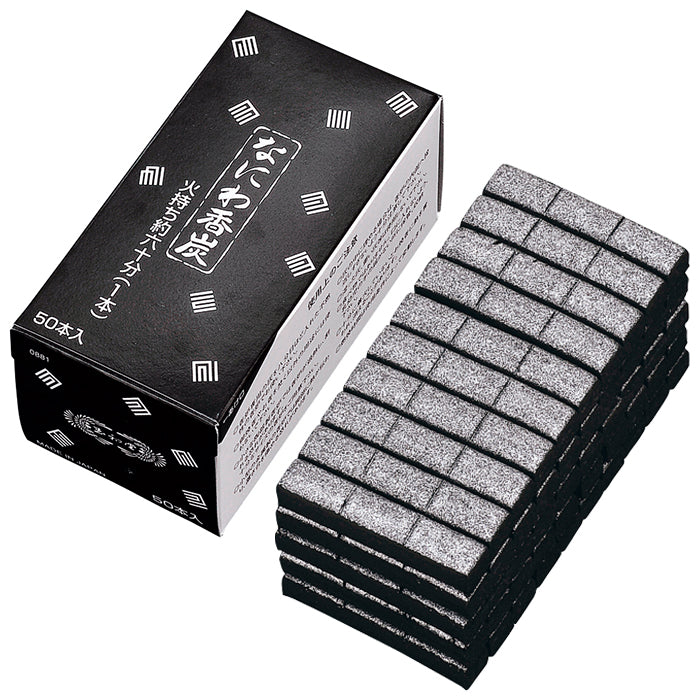 Gyokushodo Naniwa Incense Charcoal 50 pieces (0881)
