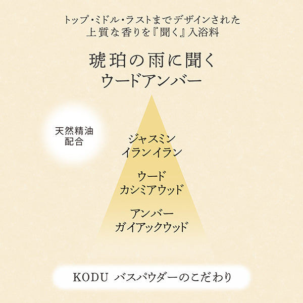 Nippon Kodo KODU Oud Amber Bath Powder 30g (39452)