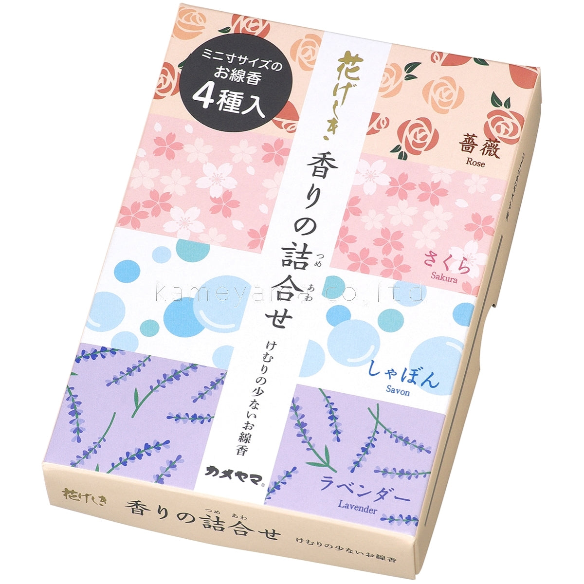 Kameyama Hanageshiki Mini Stick Assortment 4 types 25g each (10420020)