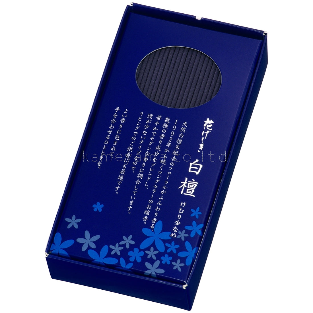 Kameyama Hanageshiki Sandalwood Low-Smoke Incense 100g (10540300)