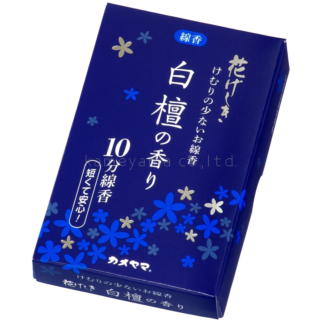 Kameyama Hanageshiki Sandalwood Low-Smoke 10-Minute Incense 50g (10540360)