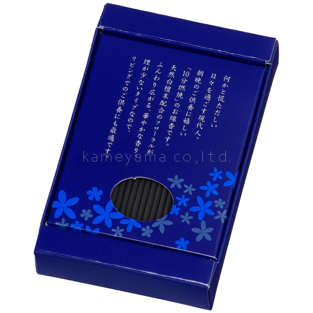 Kameyama Hanageshiki Sandalwood Low-Smoke 10-Minute Incense 50g (10540360)