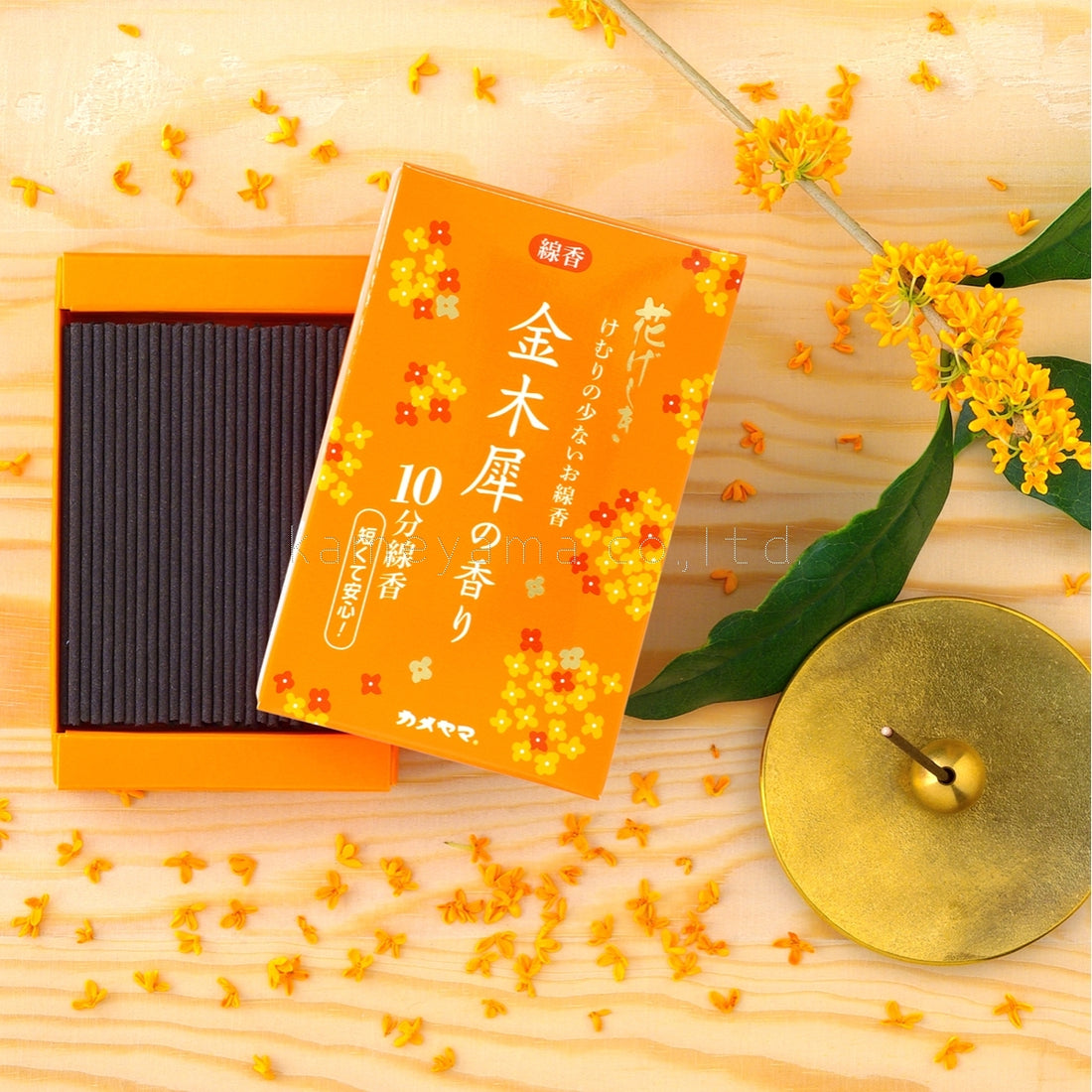 Kameyama Hanageshiki Osmanthus 10-Minute Incense 50g (10550360)