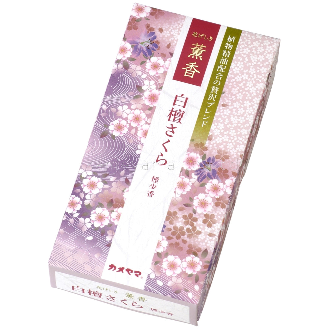 Kameyama Hanageshiki Kunkoh Sandalwood Cherry Blossom Low-Smoke Incense 100g (10560300)