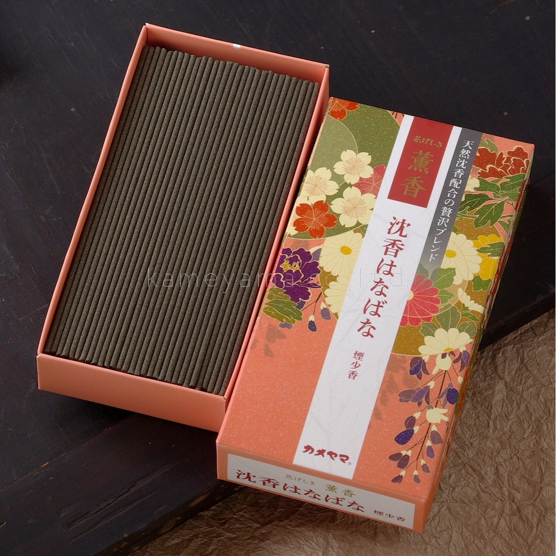 Kameyama Hanageshiki Kunkoh Agarwood Hanabana Low-Smoke Incense 100g (10570300)