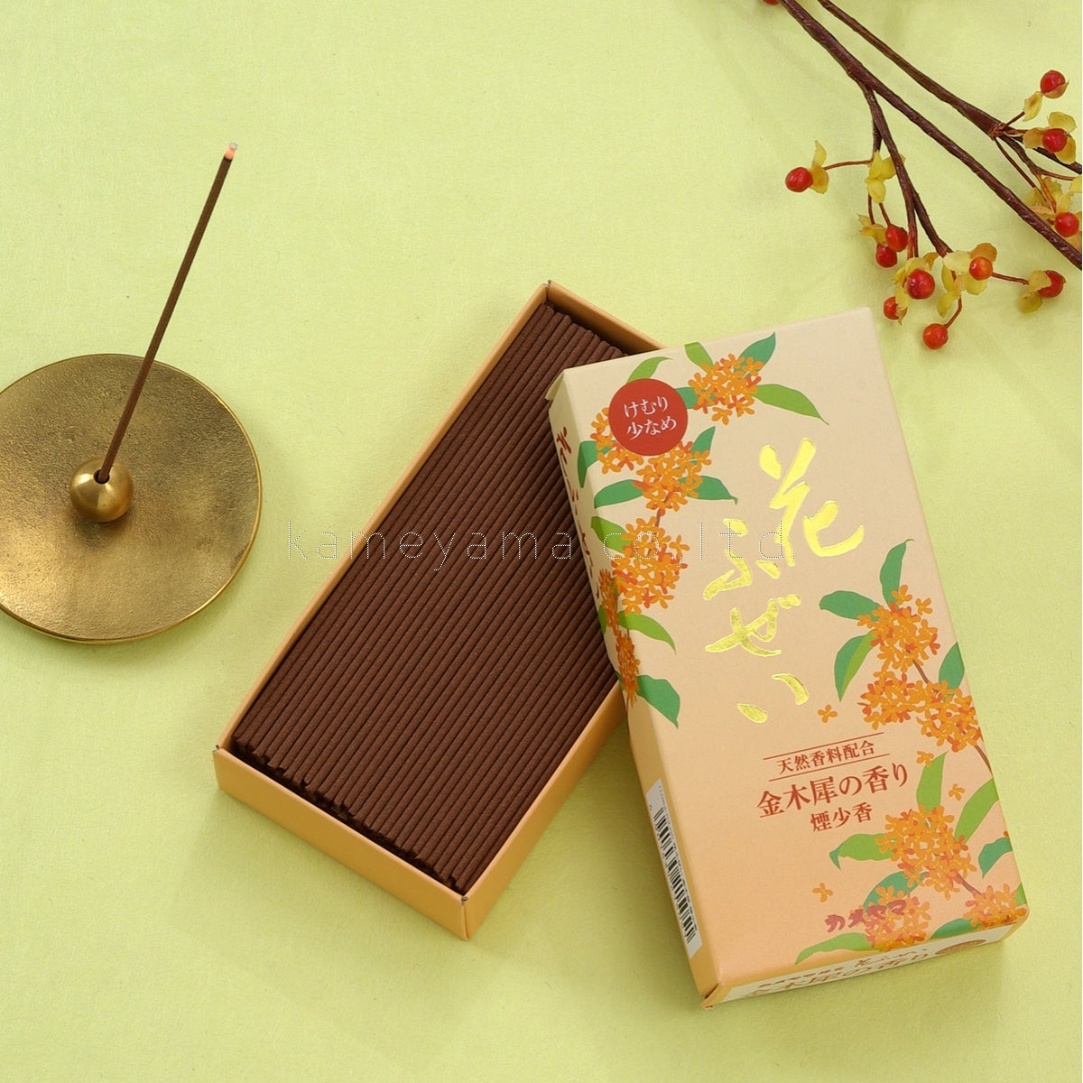 Kameyama Hanafuzei Osmanthus Low-Smoke Incense (10640300, 10640388)