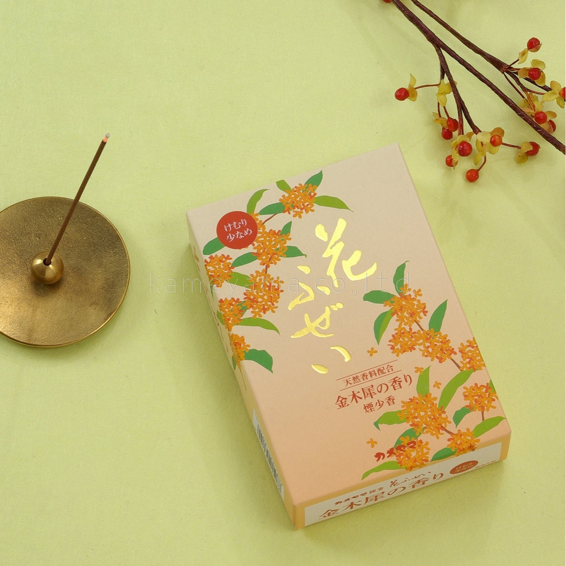 Kameyama Hanafuzei Osmanthus Low-Smoke Incense (10640300, 10640388)