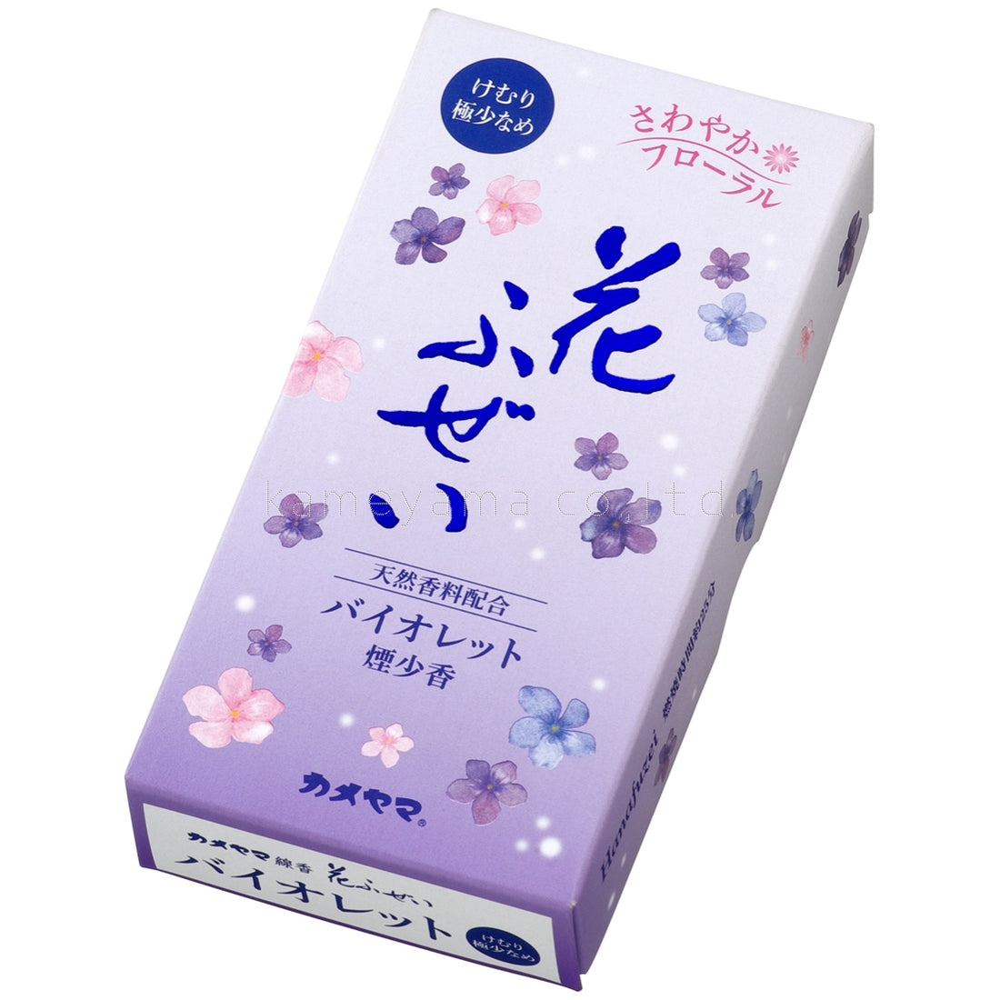 Kameyama Hanafuzei Violet Low-Smoke Incense (10650300, 10650388)