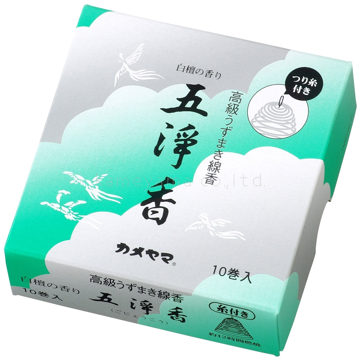 Kameyama Gojoko Spiral Incense 10 coils (With Hanging Thread) (10920210)