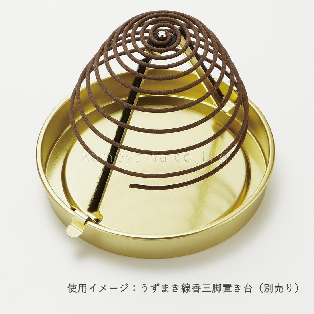 Kameyama Low-Smoke New Shichijoko Spiral Incense 14 coils (No Hanging Thread) (10930714)