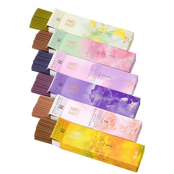 Nippon Kodo Ka-fuh Incense Gift Set 6 types in Paulownia Box (27487-006)