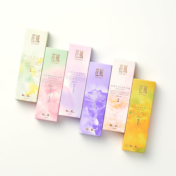 Nippon Kodo Ka-fuh Incense Gift Set 6 types in Paulownia Box (27487-006)