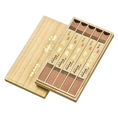 Baieido Tokusen Five-Variety Incense Assortment Paulownia Box (#910)