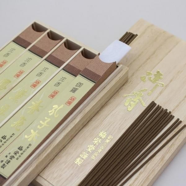 Baieido Tokusen Five-Variety Incense Assortment Paulownia Box (#910)