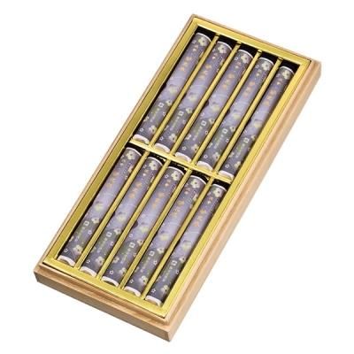 Baieido Jinko Kobunboku (Low Smoke), 10 Small Bundles in Paulownia Box (#K543)