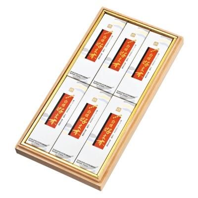 Baieido Byakudan Kobunboku, 6 Packs in Paulownia Box (#K530)