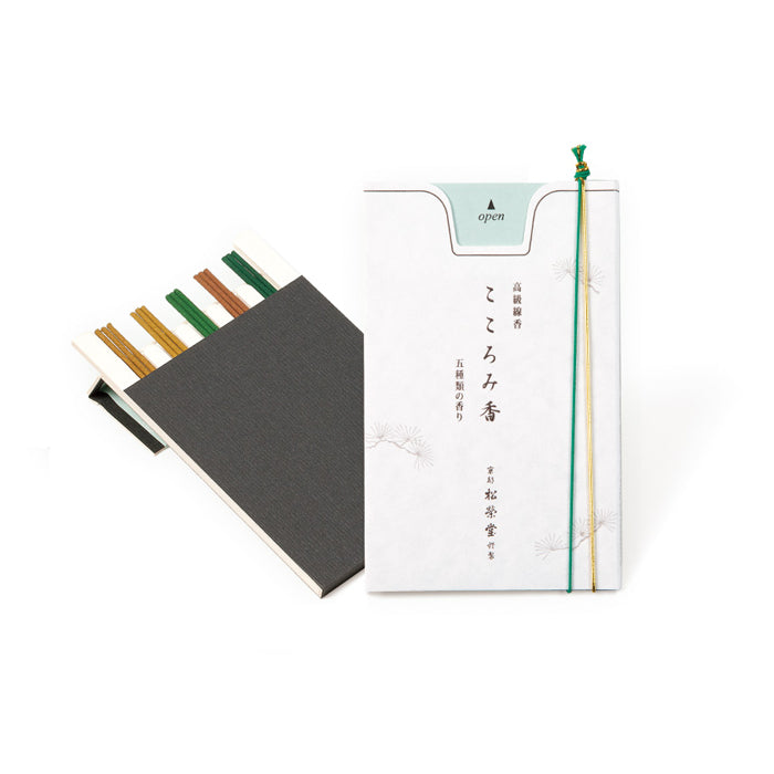 Shoyeido Premium Incense Kokoromi-ko Assortment 5 types 3 sticks each 11cm Japanese incense senkou from japan (114001)