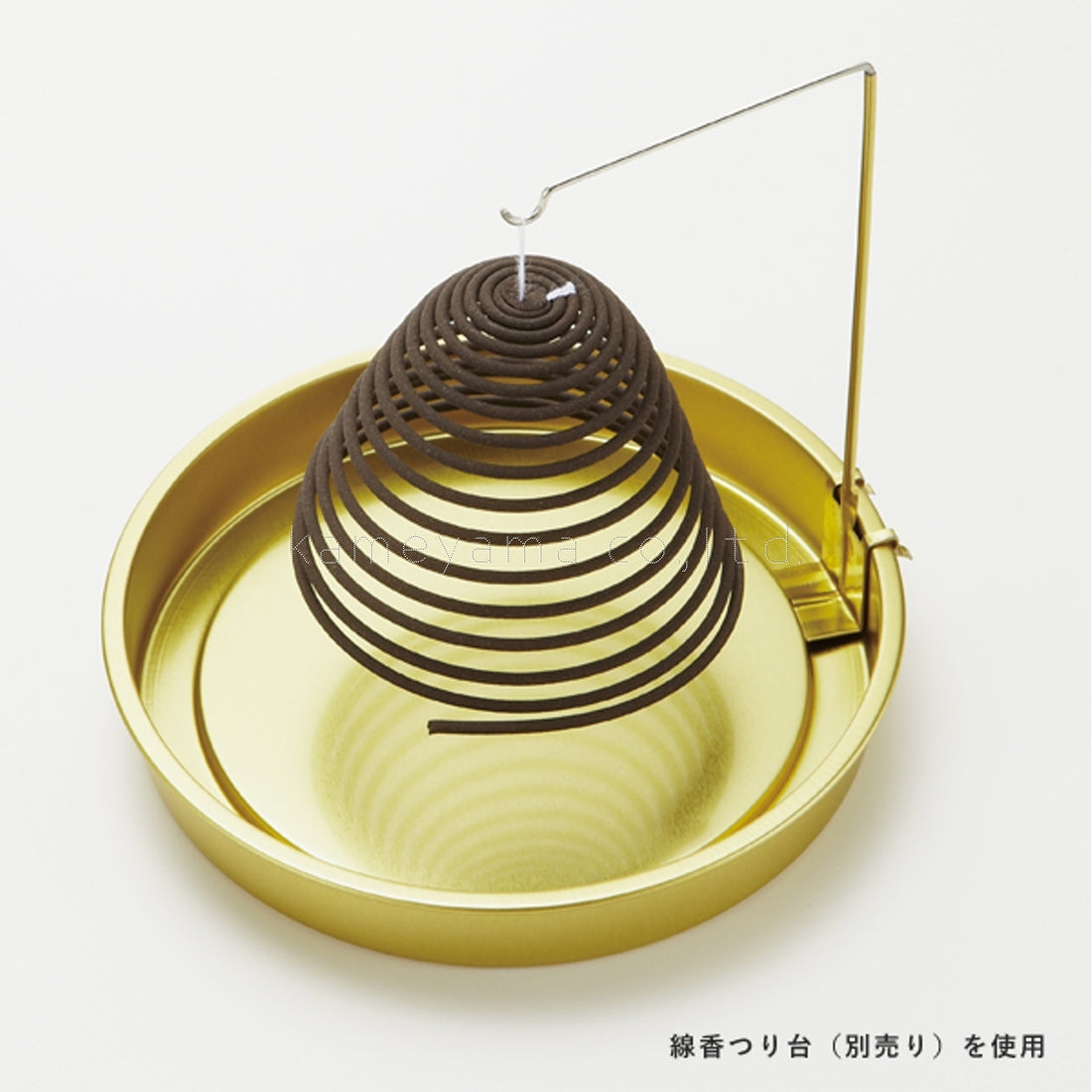Kameyama Aoinomai Binchotan Spiral Incense 14 coils (With Hanging Thread) (13130314)