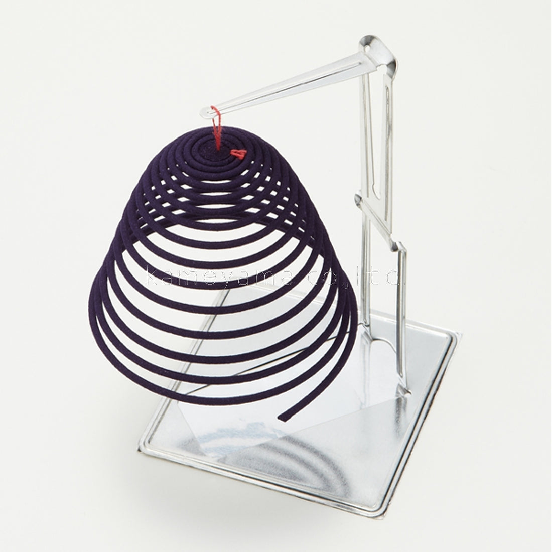 Kameyama Aoinomai Low-Smoke Spiral Incense 14 coils (with Incense Stand) (13150314)