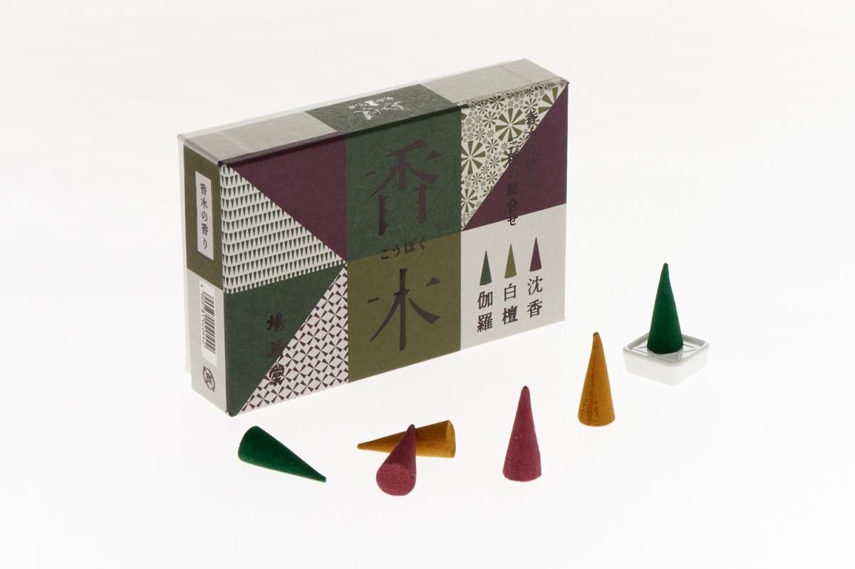 Kyukyodo Incense Set Fragrance of Aromatic Woods (Cones) (136583094)