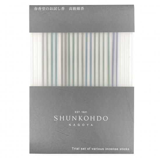 Shunkohdo Premium Incense Trial Set 9 types 2 sticks each ()