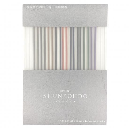 Shunkohdo Daily Incense Trial Set 9 types 2 sticks each ()