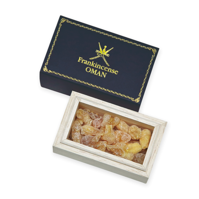 Tennendo Frankincense Oman Granules 30g with Wooden Box (10106, 10105)