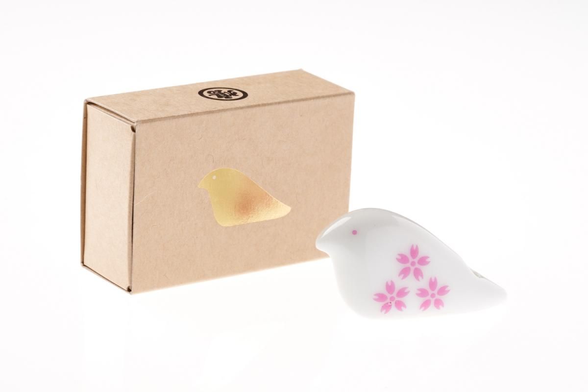 Kyukyodo Incense Holder Dove (Cherry Blossom) (148800283)