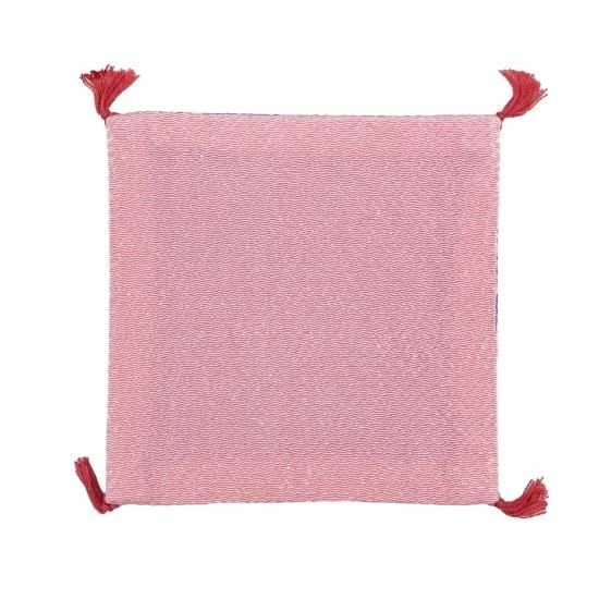 Shunkohdo Reversible Fukusa Mat Wisteria Purple × Pink (7040)