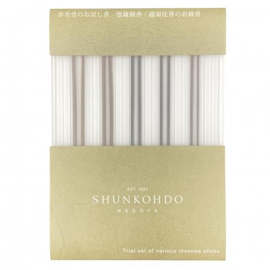 Shunkohdo Kyara & Vietnamese Aloeswood Trial Set 5 types 2 sticks each ()