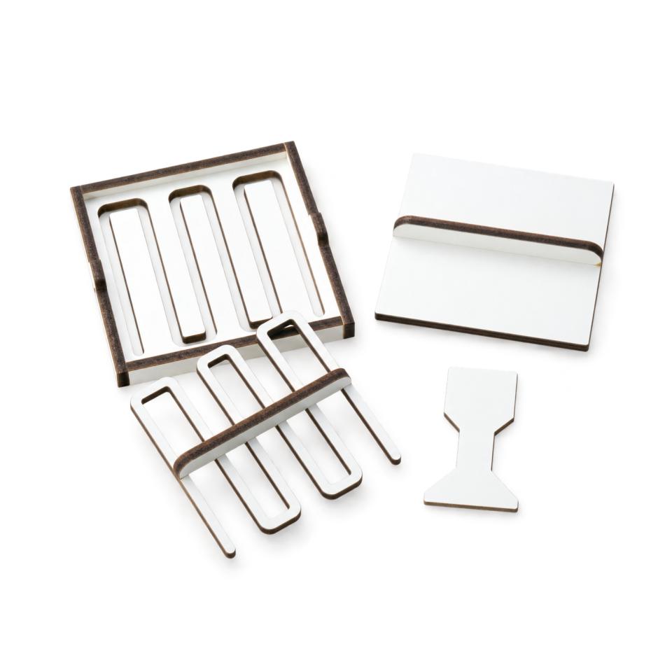 Osagawa Nisaburo Shoten Jokoban Incense Trail Stencil Set Wave Pattern ()
