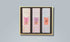 Okuno Seimeido New Hana Kurabe 3-Scents Assortment 3 types 80g each (Sakura, Kobai, Tsubaki Red) (33-3)