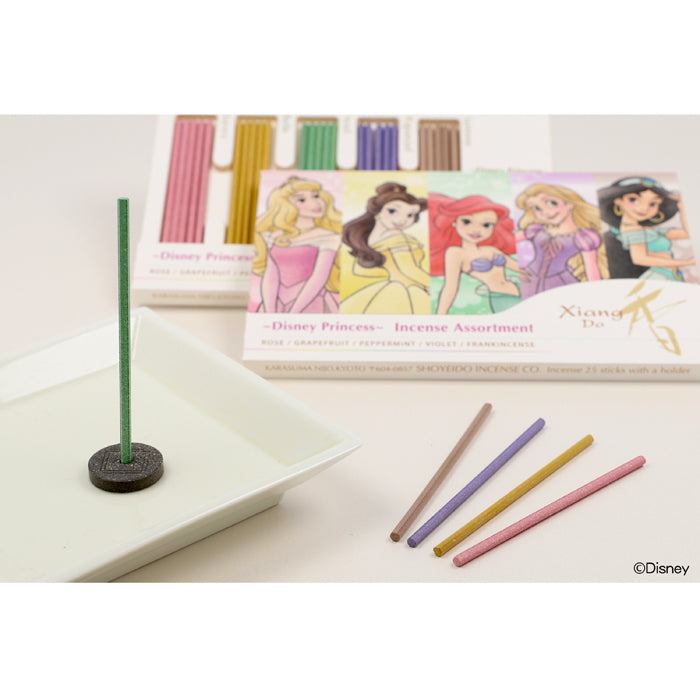 Shoyeido DC Xiang Do Disney Princess Incense Assortment 5 types 5 sticks each (219210)