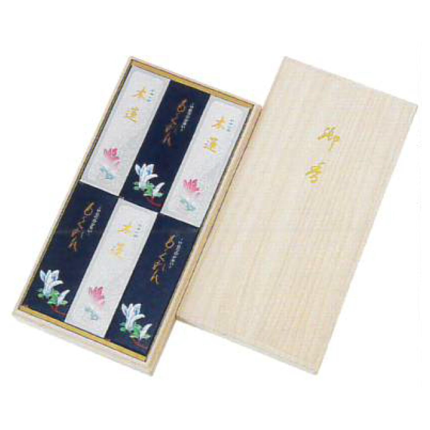 Keigado Paulownia Box Gift Set 2 types 3 boxes each (2001)