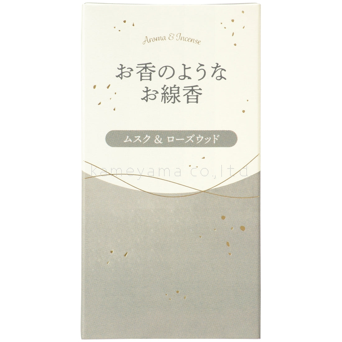Kameyama Perfume-Like Incense Musk & Rosewood 50g (23020004)