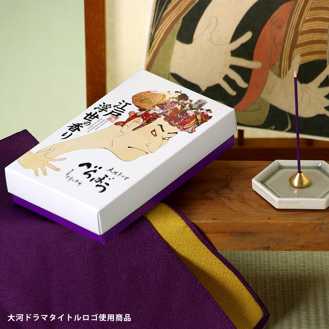 Kameyama Tsutaju Edo Ukiyo Fragrance 90g [Taiga Incense Series] (23100025)