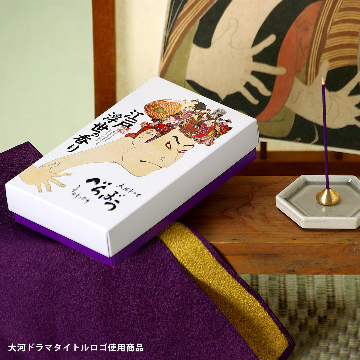 Kameyama Tsutaju Edo Ukiyo Fragrance 90g [Taiga Incense Series] (23100025)