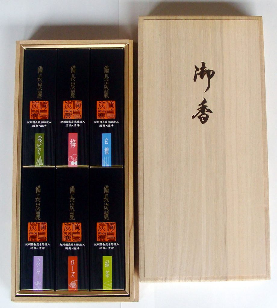 Baikundo Binchotan Rei 6-Variety Assortment Gift Set (Paulownia Box) (1311)